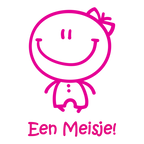 geboortesticker Een Meisje!
