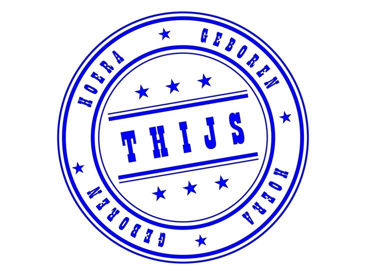 baby-aan-boordsticker stempel